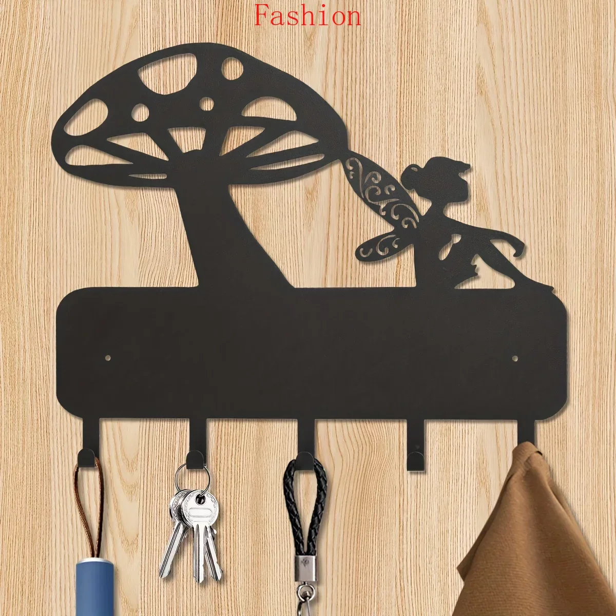 

CIFBUY Metal Mushroom Key Hangers Wall Hangers Mounted Hooks Household MultiPurpose Coat Bag Key Holder Decorative Hook wall dec