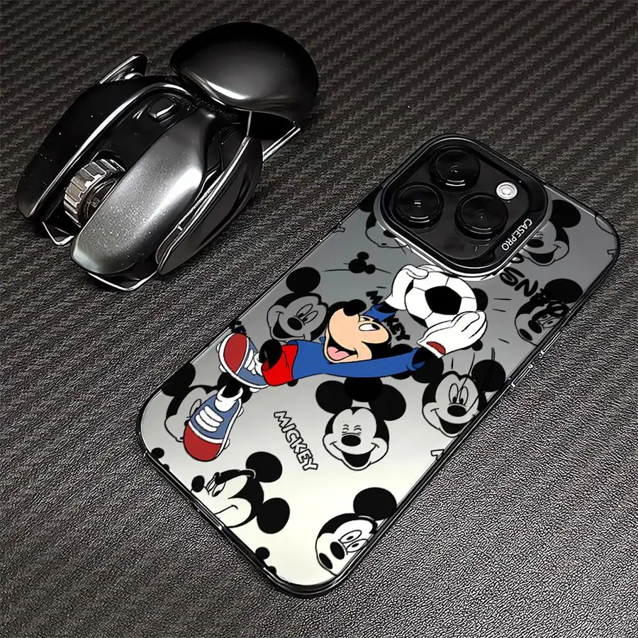 Football Mickey Minnie Case for Samsung Galaxy A32 A55 A72 A34 A33 A24 A25 A35 A52 A53 A54 A21s A22 A23 A73 Phone Cover