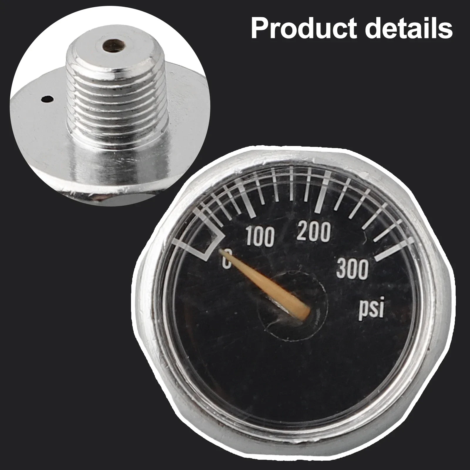 Luchtdrukmeter Manometer Betrouwbare Mini Luchttoorts Pcp Barometer Meter Met 1/8 Npt 0 1500psi Bereik En Meer