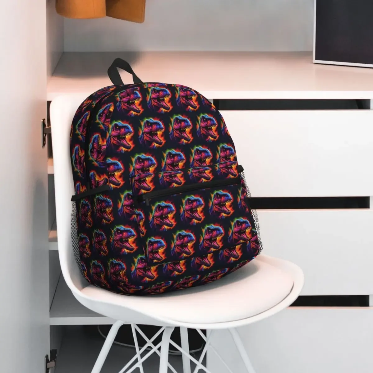 

Dinosaur Cartoon Animal Student Backpack School Bag Hiking Travel Daypack for Men Women Fashion Bookbag Shoulder Bags