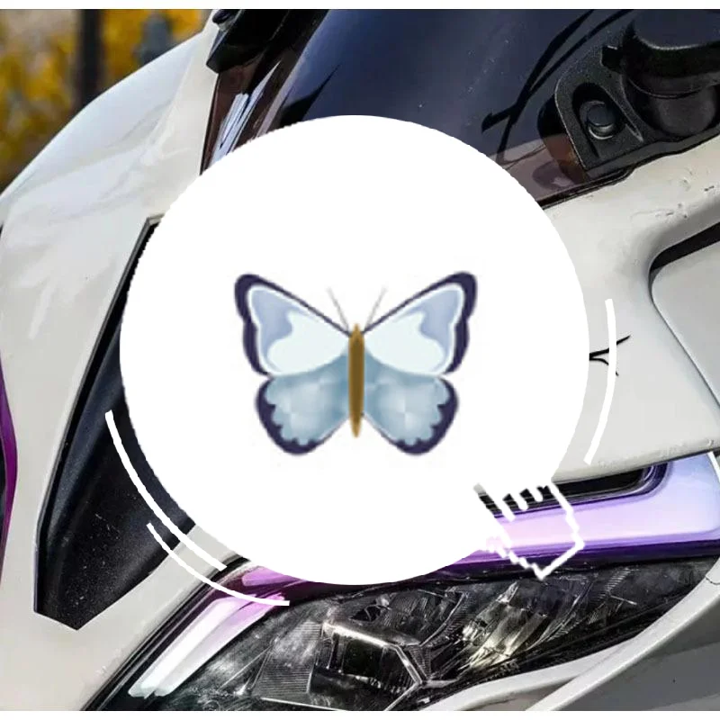 

2 Sheets Waterproof Safe Driving For Motorbike Helmet Fuel Tank DIY Scooter Vinyl Decals Reflective Lightning Motorcycle Sticker