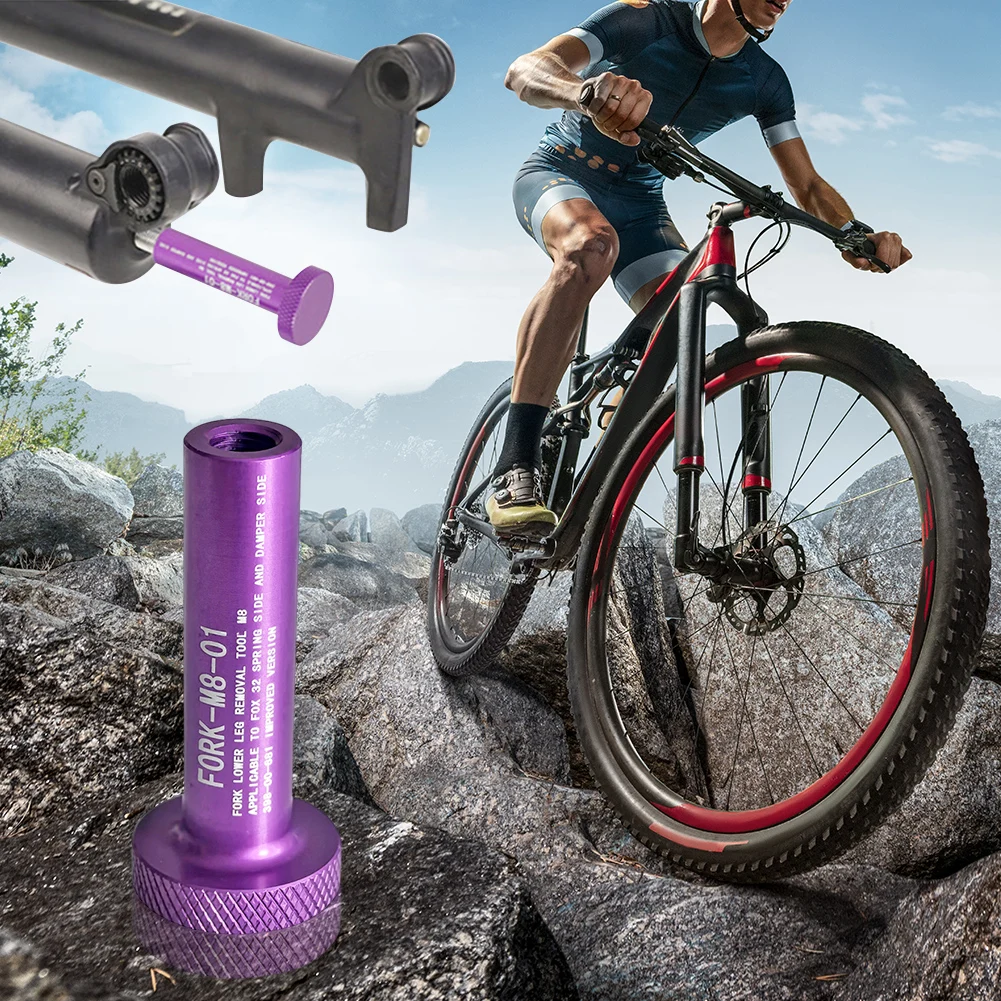

Инструмент для снятия пружин амортизатора велосипедной вилки из алюминиевого сплава, инструмент для снятия нижней части вилки велосипеда для обслуживания и разборки передней вилки