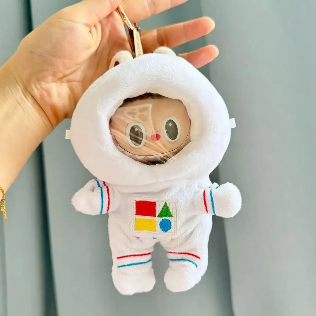 For 17cm labubu clothes cute Astronaut one-piece clothes doll accessories