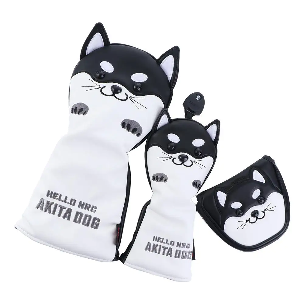 Animal Golf Putter Cover Number Tag Golf Wood Head Covers Golf Club Headcovers Golf Club Headcover Wood Headcover