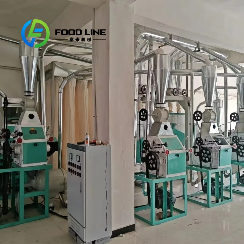 600 kg por hora 20 toneladas por día fresadora de harina de maíz precio de la máquina de harina de maíz máquina de molino de harina de trigo