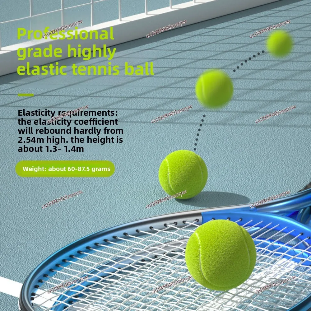 Beginner Tennis Rebound Trainer Adult Single with Line Tennis High Elastic Children Parent-child