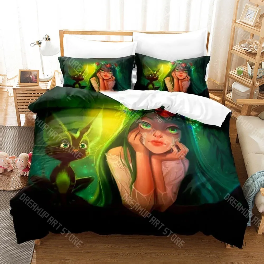 3D Printed Mavka The Forest Song Bedding Set for Boys Girls Duvet Cover And Pillowcase Twin Queen King Full Single Double Sizes