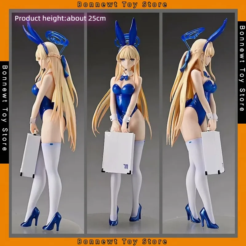 

New 25cm Blue Archive Asuka Toki Bunny Girl 1/7 Beautiful Girl Case Ornaments Boxed Figures