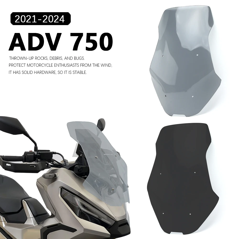 

FOR HONDA XADV750 X-ADV750 Motorcycle Windshield NEW Windscreen Protector Wind Deflectors Accessories ADV 750 2021 2022 2023 24