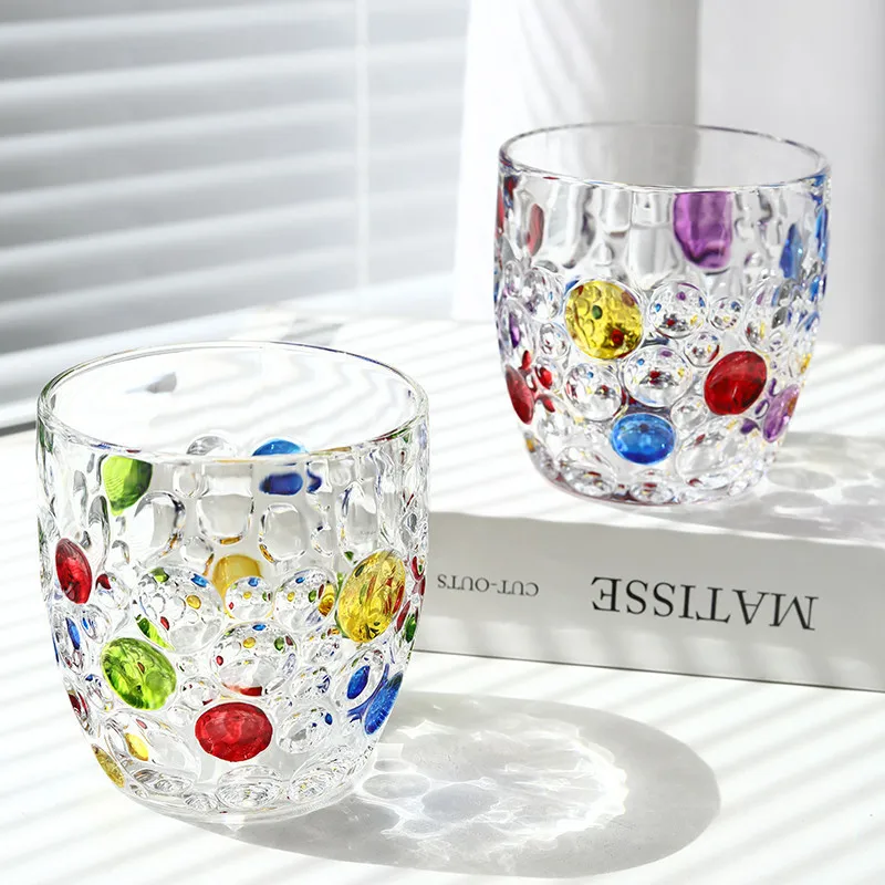 Окрашенный бокал для вина, роскошная кофейная кружка, эстетическое хрустальное стекло для виски, чашка для пива, бутылка для воды, домашний декор, аксессуар для бара Окрашенный бокал для вина, роскошная кофейная кружка, эстетическое хрустальное стекло для виски, чашка для пива, бутылка для воды, домашний декор, аксессуар для бара