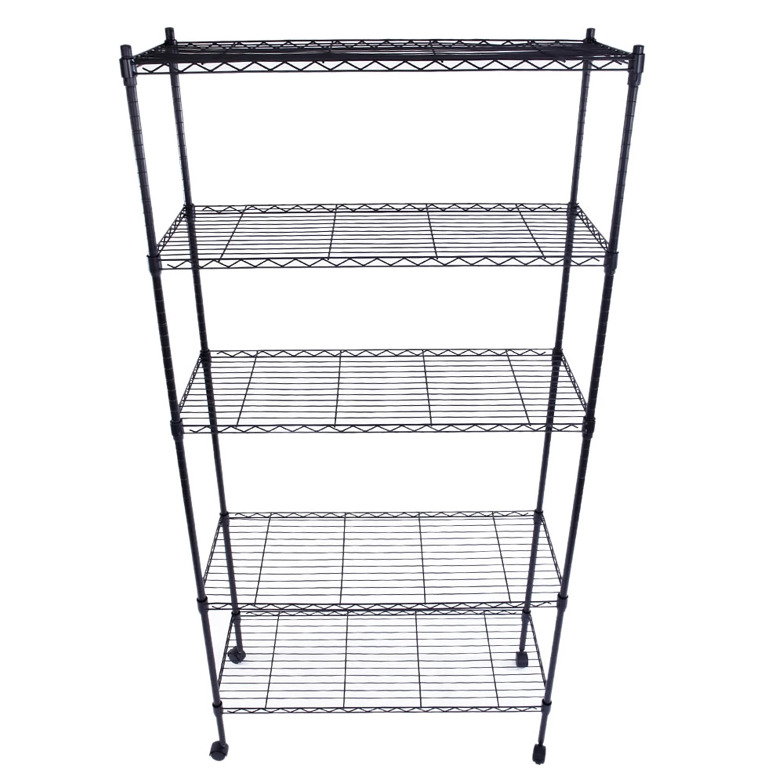 5-Layer Plastic Coated Iron Shelf With 1.5