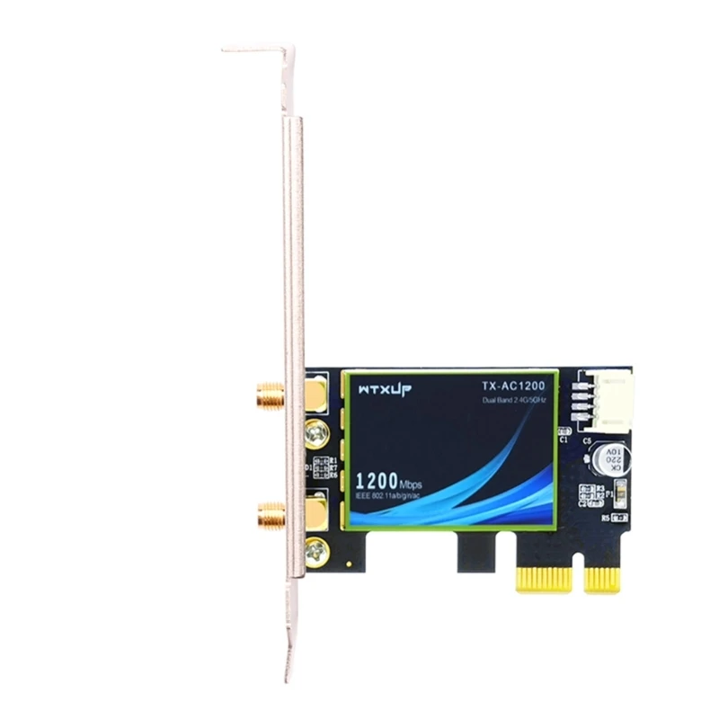 1200Mbps PCIe WiFi カード ネットワーク アダプター 1200Mbps 互換4.0 802.11a