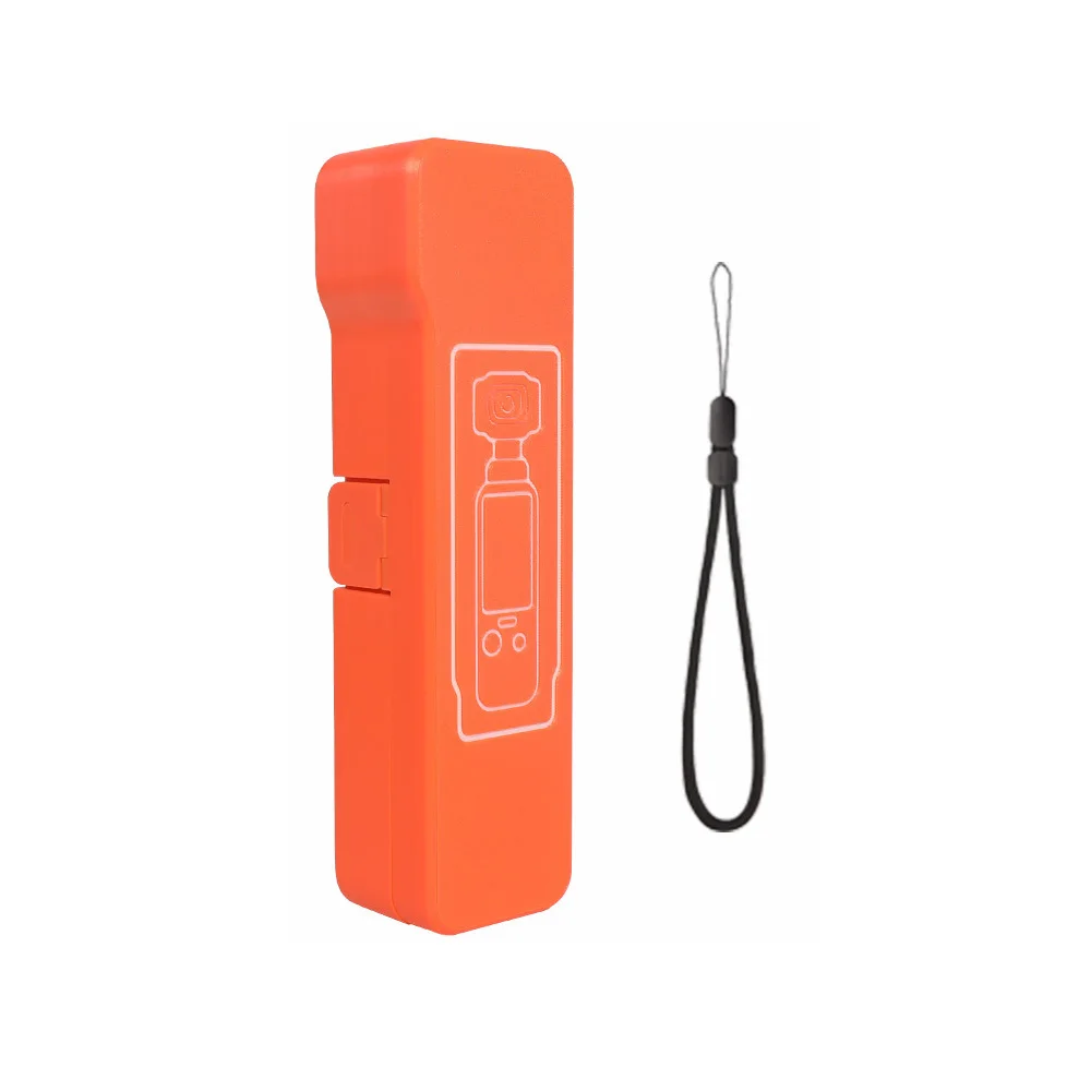 

For DJI Pocket 4 Magnetic Filter Storage Case Flip Open Cover Drop Resistant Scratch Dust Proof with Wrist Strap