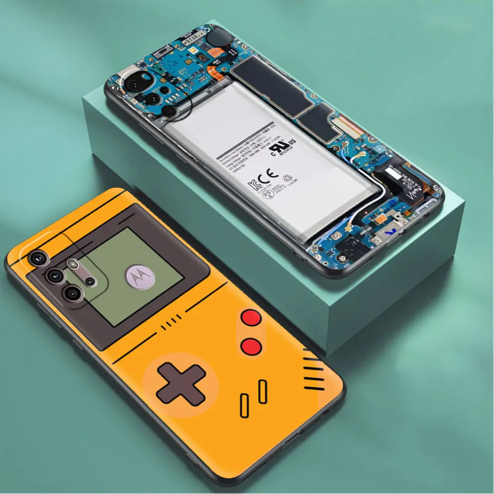 Cassette Music Phone Case para Moto G30 G22 Edge 20 30 Neo G50 G31 G60 Uma fusão G9 Play G8 Cobertura de alimentação equipada Fundas