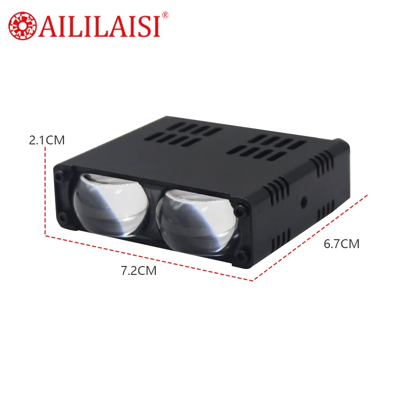 I20 LED Lens Spotlights 6V Headlight Bulb Fog Driving Lights Long Range Brightness & Strong Penetration Motorcycle Accessories