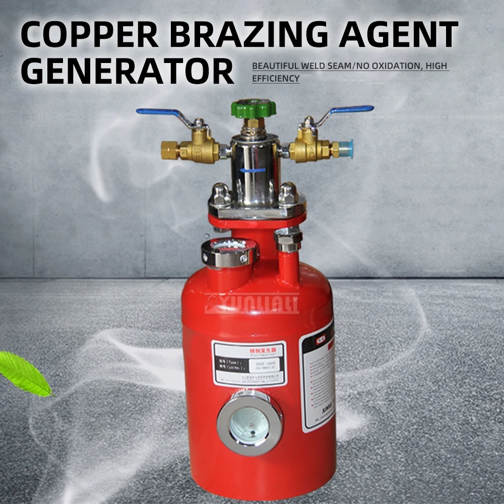 

XRHF-160B Copper Brazing Generator Kit | Handheld Flame Brazing Tool with Flux Tank for Energy-Saving HVAC & Pipework​