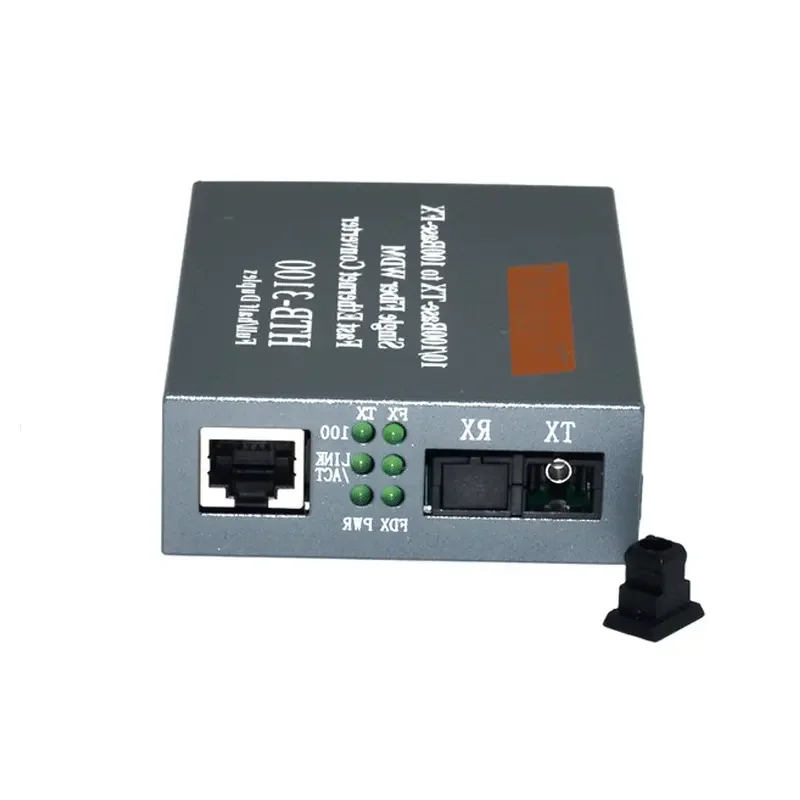 RJ45 LAN NETWORK 1000BASE FIBER ETHERNET OPTICAL FIBER MEDIA CONVERTER