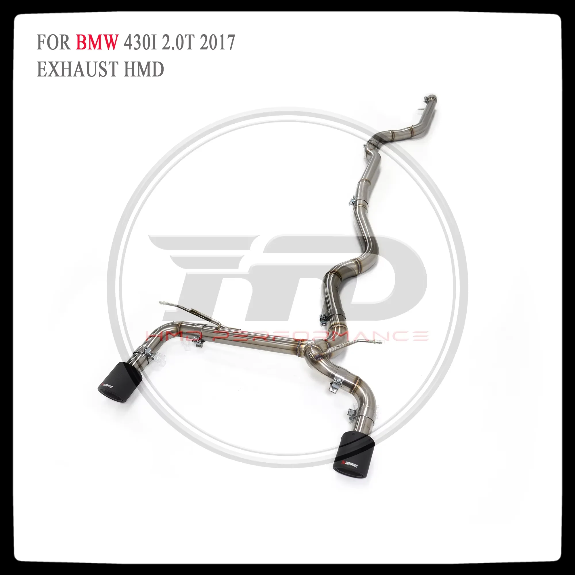 

HMD Stainless Steel Exhaust System Performance Catback for BMW 4 Series 420i 425i 430i F32 F36 B48 Engine straight pipe