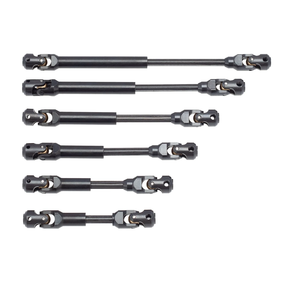 Metal Heavy-Duty Spline Drive Shaft for 1/10 RC Crawler Car Axial SCX10 90046 AXI03007 TRAXXAS TRX4 TRX6 Redcat Gen8,6