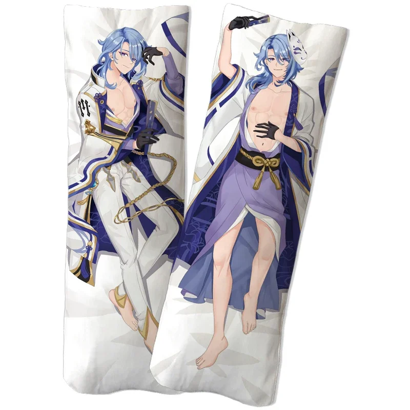 Anime Genshin Impact Kamisato Ayato Cosplay Dakimakura Hugging Body Pillow Case Otaku Japanese Pillowcase Cushion Cover BMZP