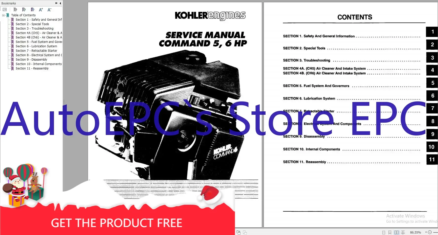 AutoEPC Kohler Engine 1.45 GB PDF Operators and Maintenance Manual, Service Manual
