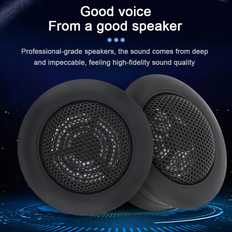 

2pcs/Set 120W High Efficiency Mini Dome Tweeter Speaker 12V Loudspeaker Audio Auto Sound Speaker for Car Audio System