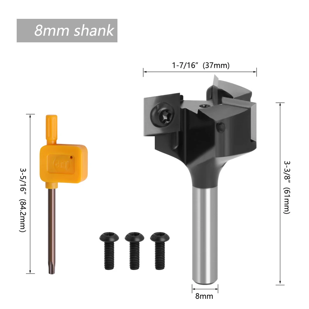 

Planer Bit Milling Cutter Tools Three Edge T-shape Wood Planer Bit 3 Flute Cemented Carbide For Wood Milling Cutter