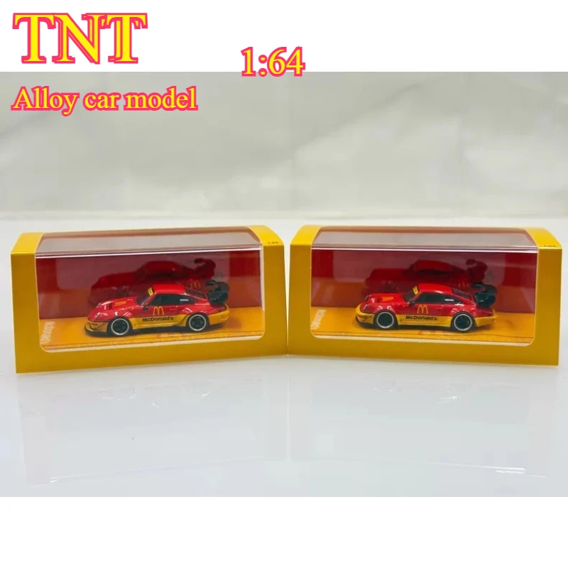

TNT 1/64 alloy Porsche RWB 964 993 McDonald's car model - Children's toy - Adult decorative item - Boy's gift
