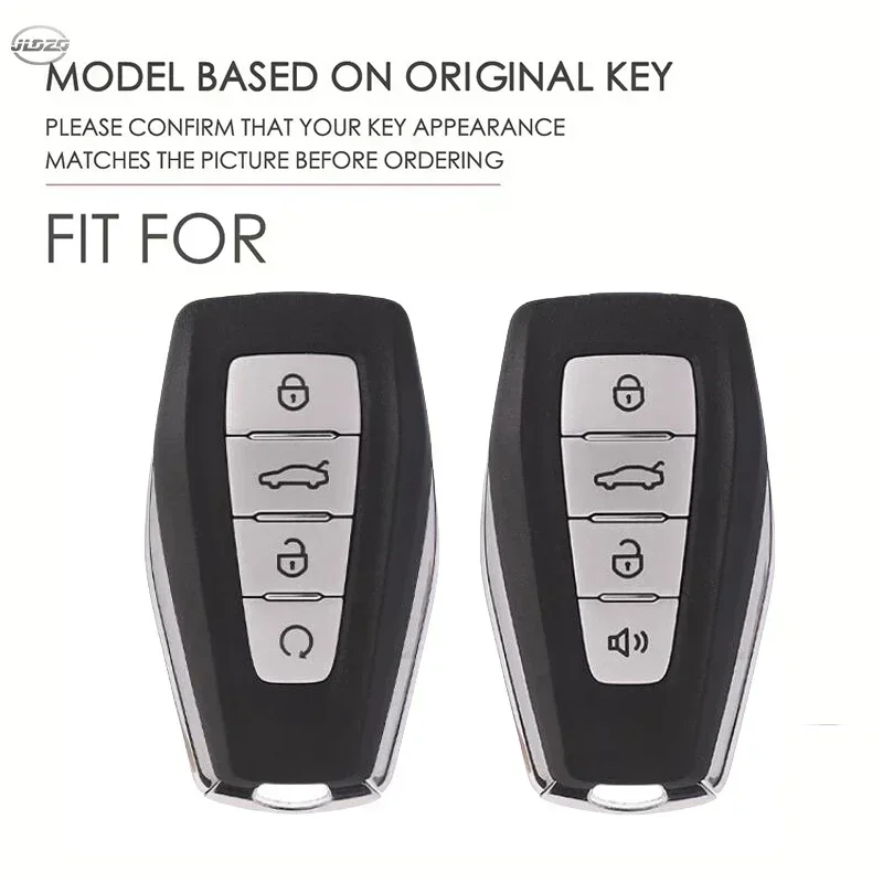 Silicone Car Key Cover Case Shell Protector For Geely Coolray X6 Atlas Monjaro Tugella Geometry C Emgrand Global Kulrey Hawk GX7