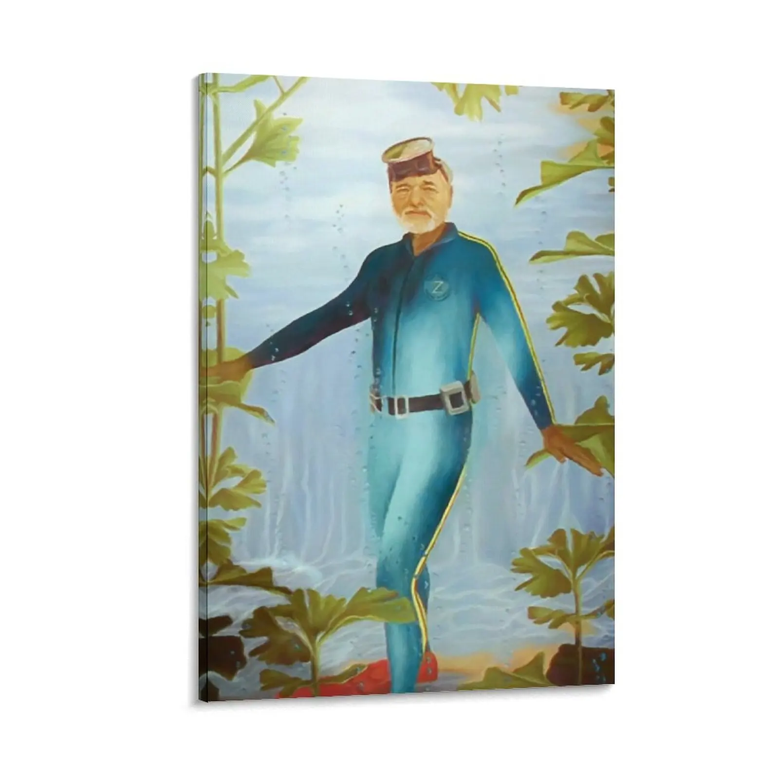 

Bill Murray as Steve Zissou, Very Lifelike... Canvas Painting aesthetic room decoration posters for wall posters anime