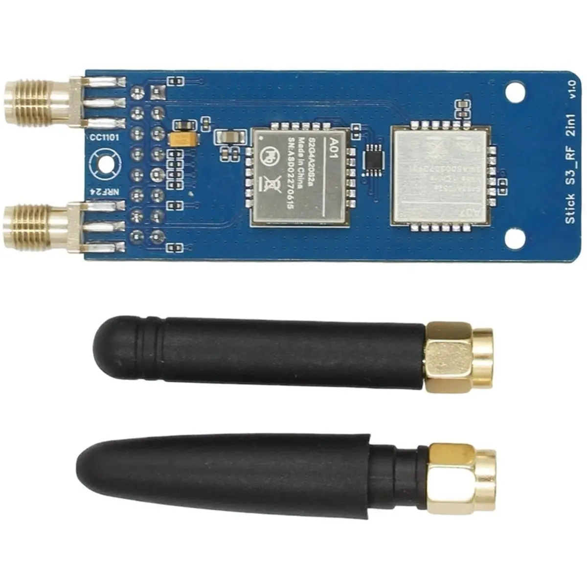 2-in-1 Module for M5Stick Plus2 CC1101 + NRF24 IoT Module for Firmware Adaptation No Case