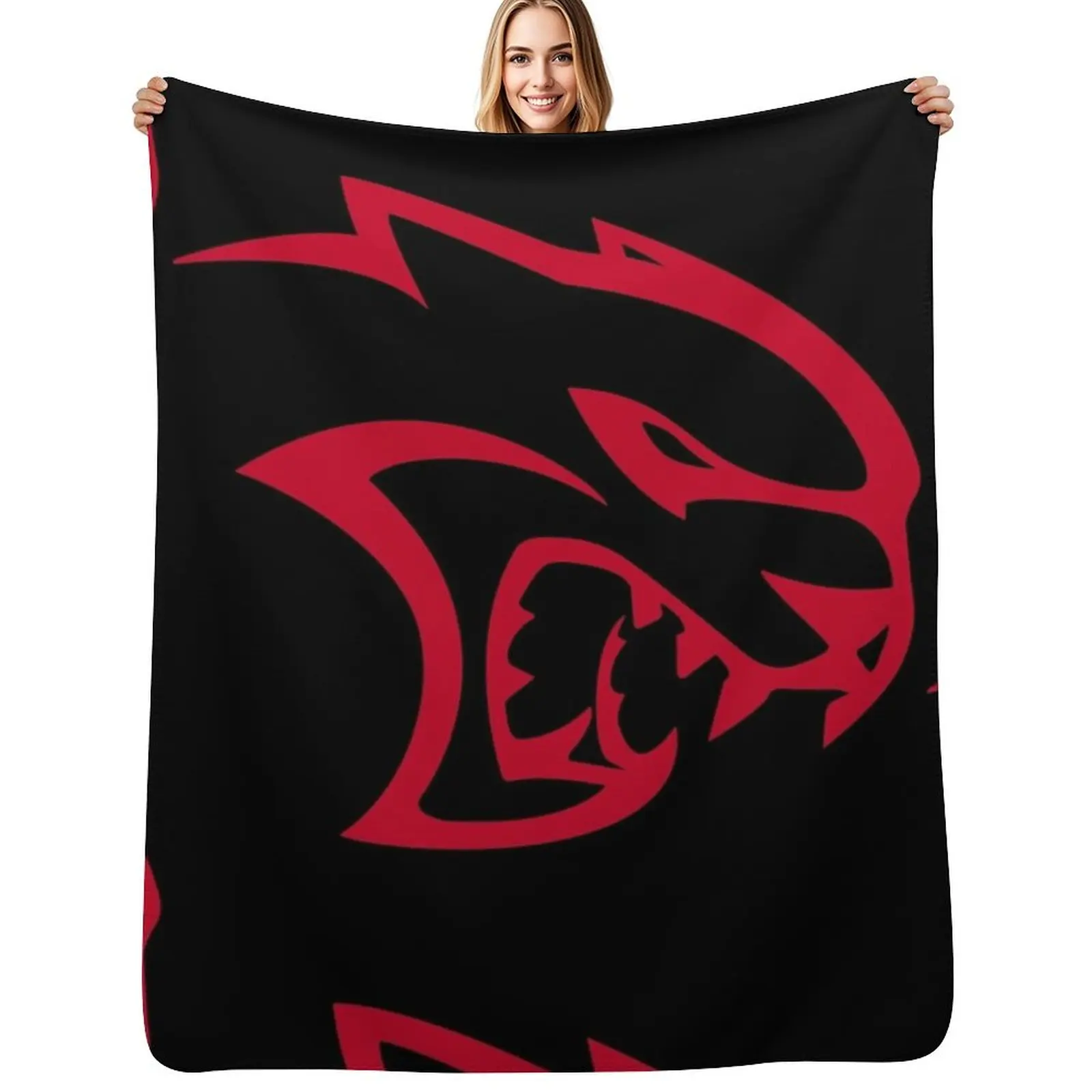 

Hellcat Throw Blanket Decorative Sofas Luxury Brand Kid'S Flannels Blanket