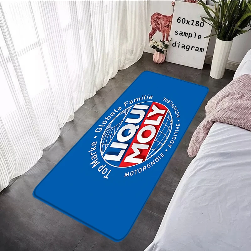 Living Room Carpet LIqui Moly Rugs Foot Carpets Entrance Doormat Kawaii Rug Floor Mats Anti Slip Mat Home Kitchen Hallway Decor