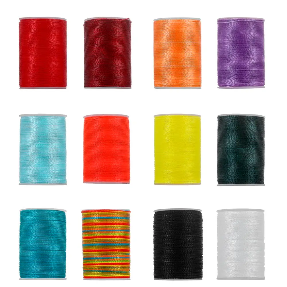 120Meters 0.55mm New Handicraft Leather Tool Cord Stitching Sewing String Waxed Thread