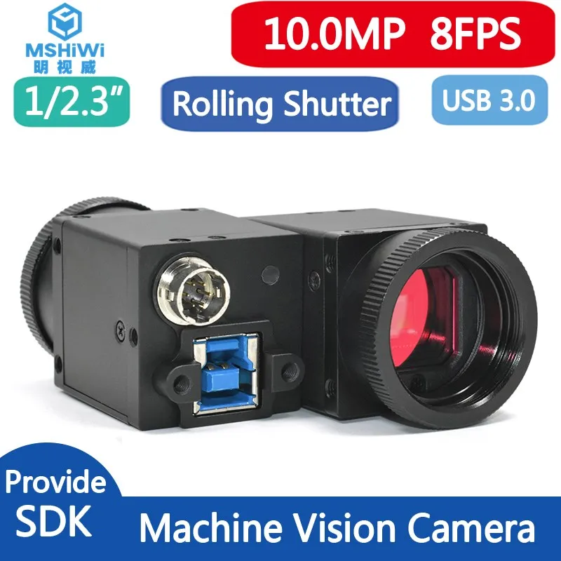 3664*2748@8FPS Global shutter industrial camera 10MP Monochrome High-Speed Streaming Cameras for Machine Vision Applications