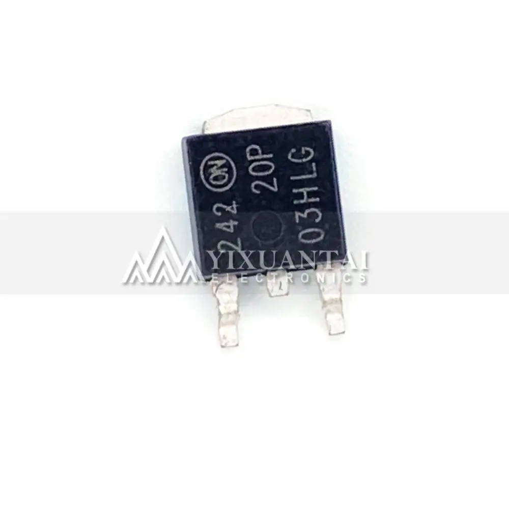 

10pcs/Lot MTD20P03HDLT4 MTD20P03HDLT4G MTD20P03HDL Marking 20P03HL【MOSFET P-CH 30V 20A TO-252 TO-252-3，DPak】New