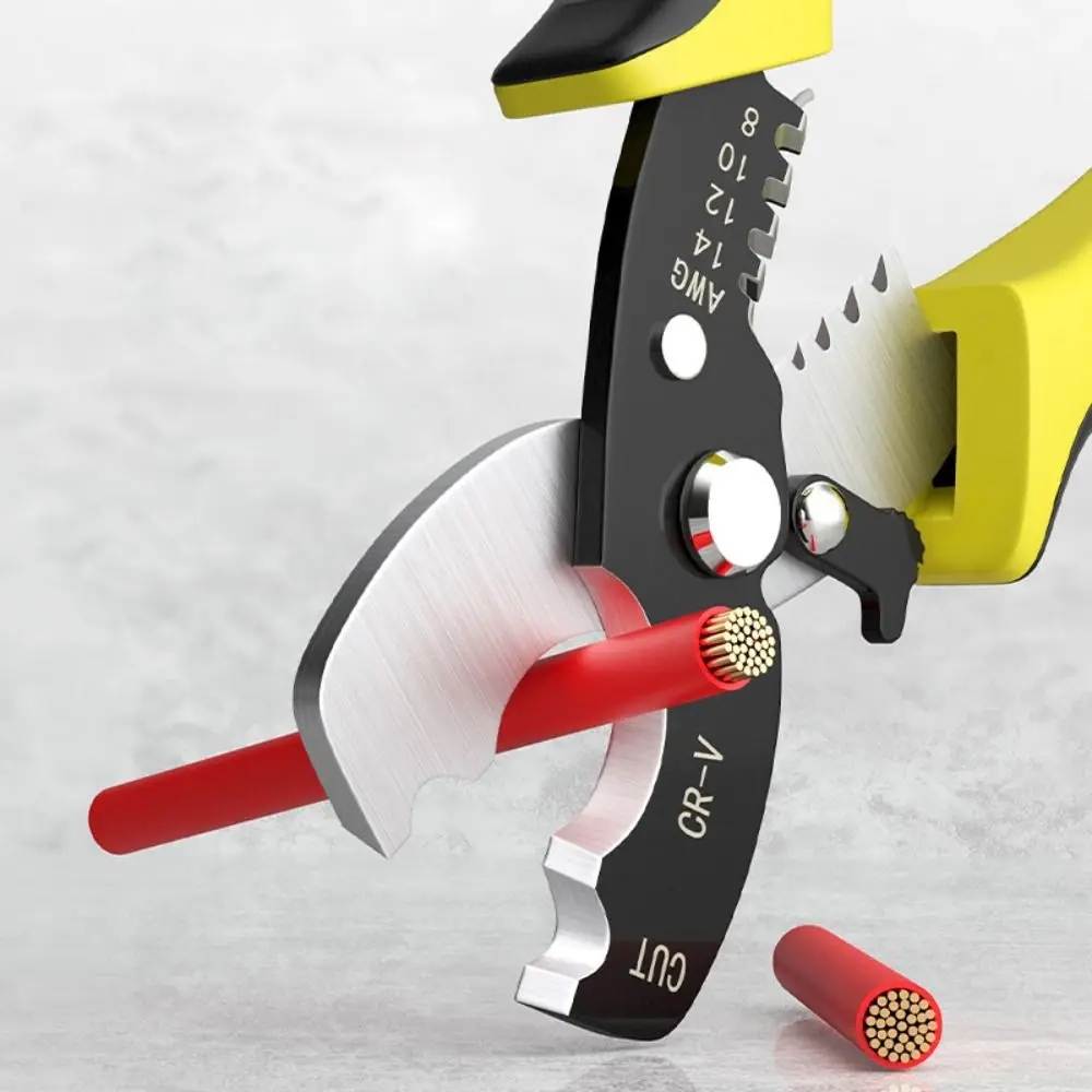 

Manganese Steel Wire Cutting Tool 2-In-1 Design Professional Grade Wire Stripper Pliers High-Quality Versatile Function