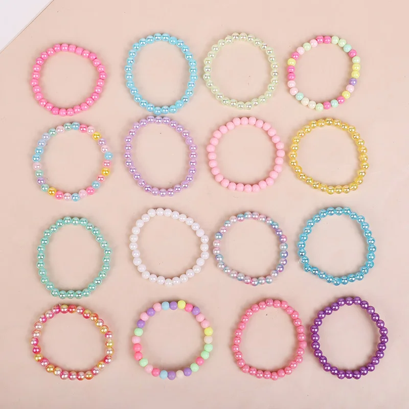 

10PCS Colourful Resin Bracelet Handmade Beaded Guest Gifts Friendship Birthday Party Gift Jewelry Charms Accessories
