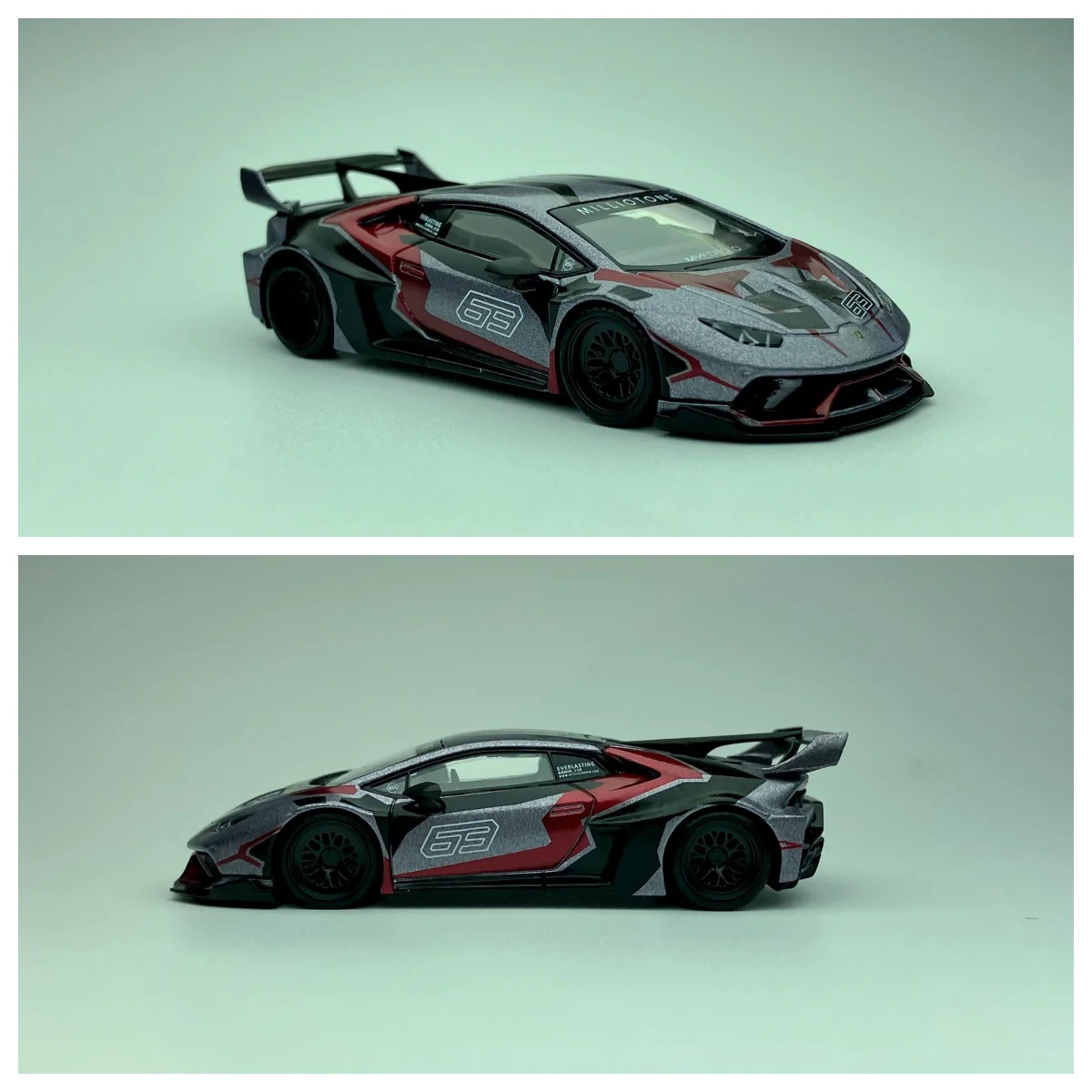 TSM Mini GT 1177 LB Works Huracan GT RONIN Box Edition 1:64 Diecast Model Car Alloy