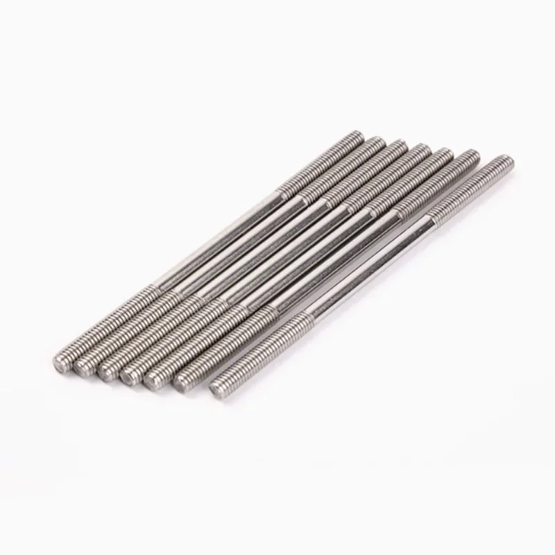 1 قطعة M6 ربط قضيب المزدوج نهاية 50 مللي متر موضوع ربط قضيب 304 مواد من الستانلس ستيل لسيارات قارب RC