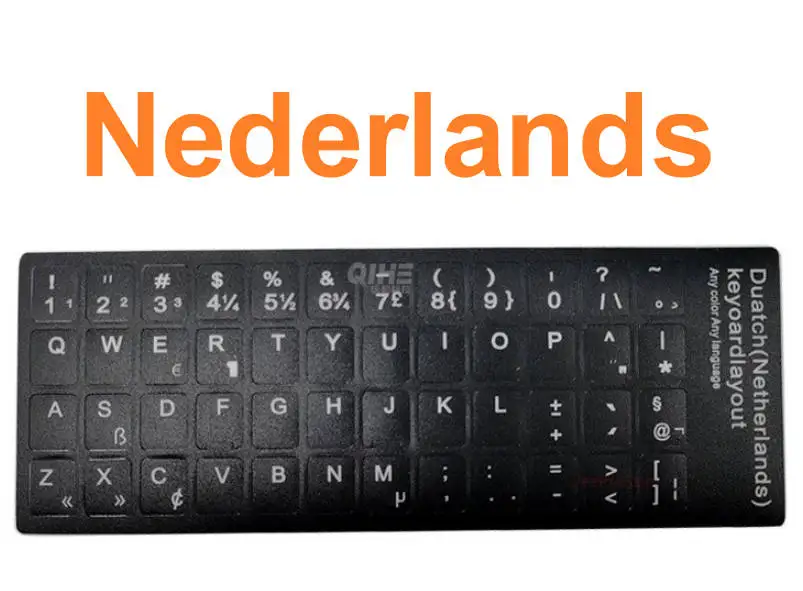 2PCS NEDERLANDS POLISH PAKISTANI BENGALI UKRAINE SWEDISH LETTERS Universal laptop Keyboard Sticker Replacement Keyboard Skin