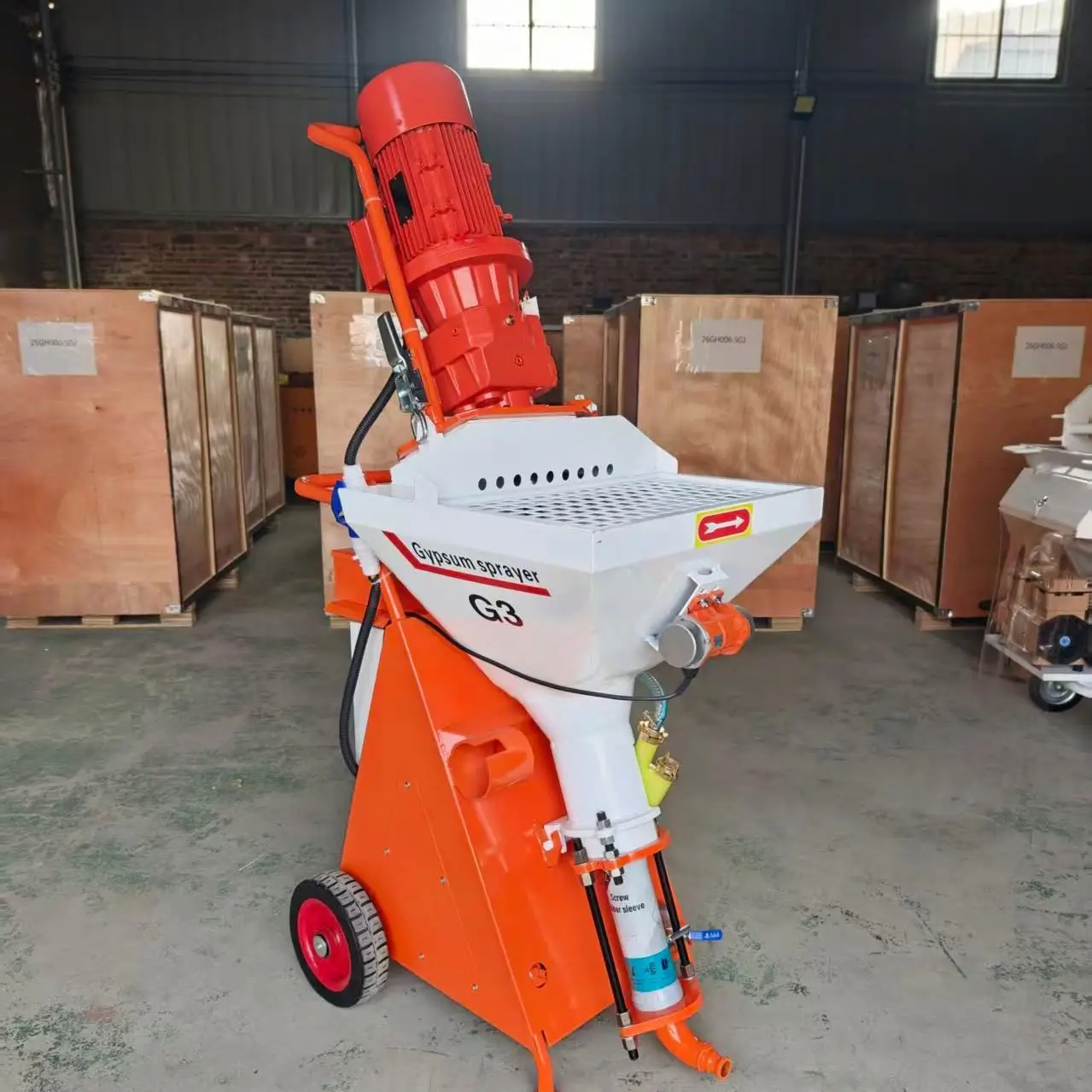 CE Approved G3 Automatic Gypsum Spraying Machine Wall Putty Cement Plaster Sprayer For Construction