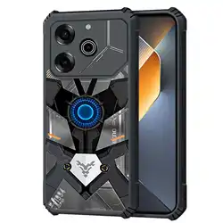 Transparent Phone Case For Tecno Pova 6 5 4 Pro Neo 3 2 Li7 Li9 Shock Fall Prevention Acrylic Case 1.Mech