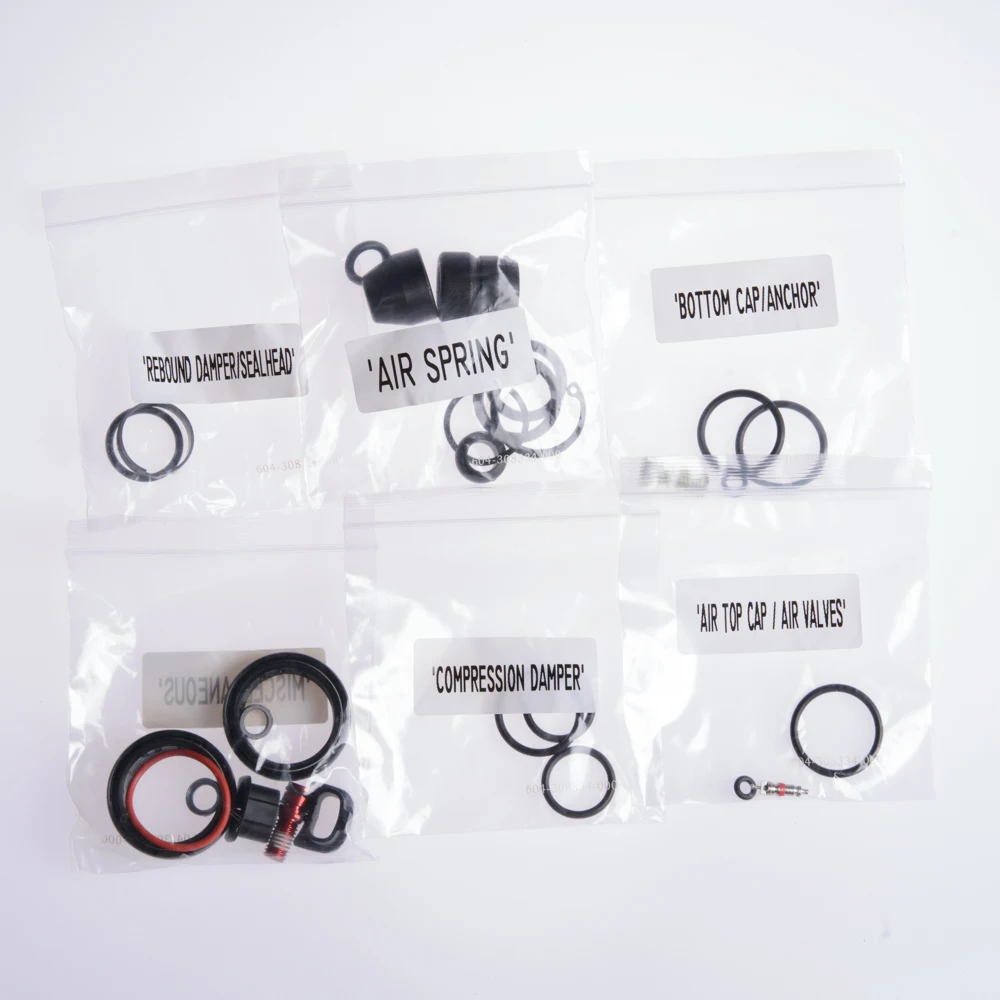 

ROCKSHOX RS-1 FORK SERVICE KIT - FULL SERVICE SOLO AIR (INCLUDES AIR SEALS, DAMPER SEALS & HARDWARE) 11.4018.054.000