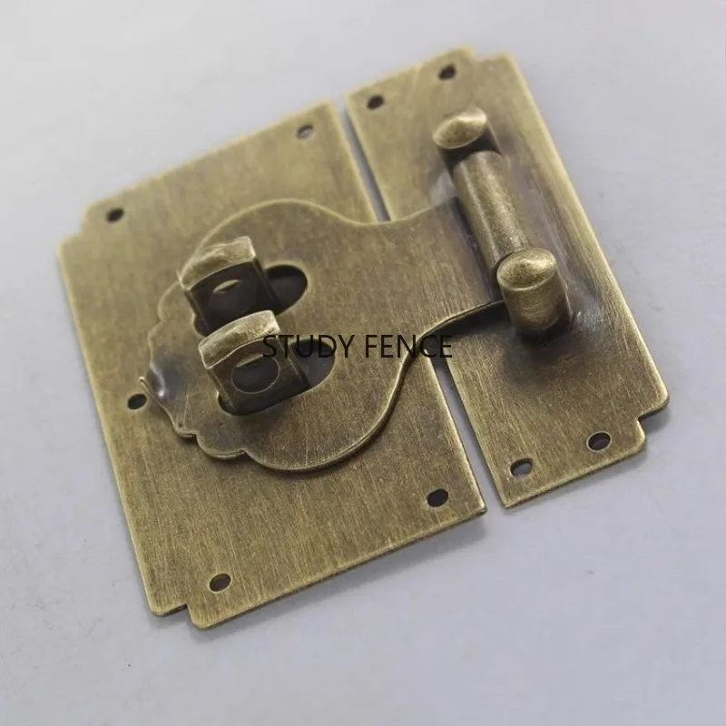 Household Metal Lock Old-fashioned Metal Clips Wooden Cases, Drawers, Furniture Handles Chinese-style Hardware Accessories