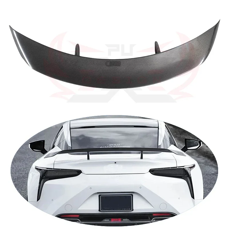 Carbon Fiber Rear Wing For Lexus LC500 LC500H AG style Rear Spoiler Trunk Lip Flap