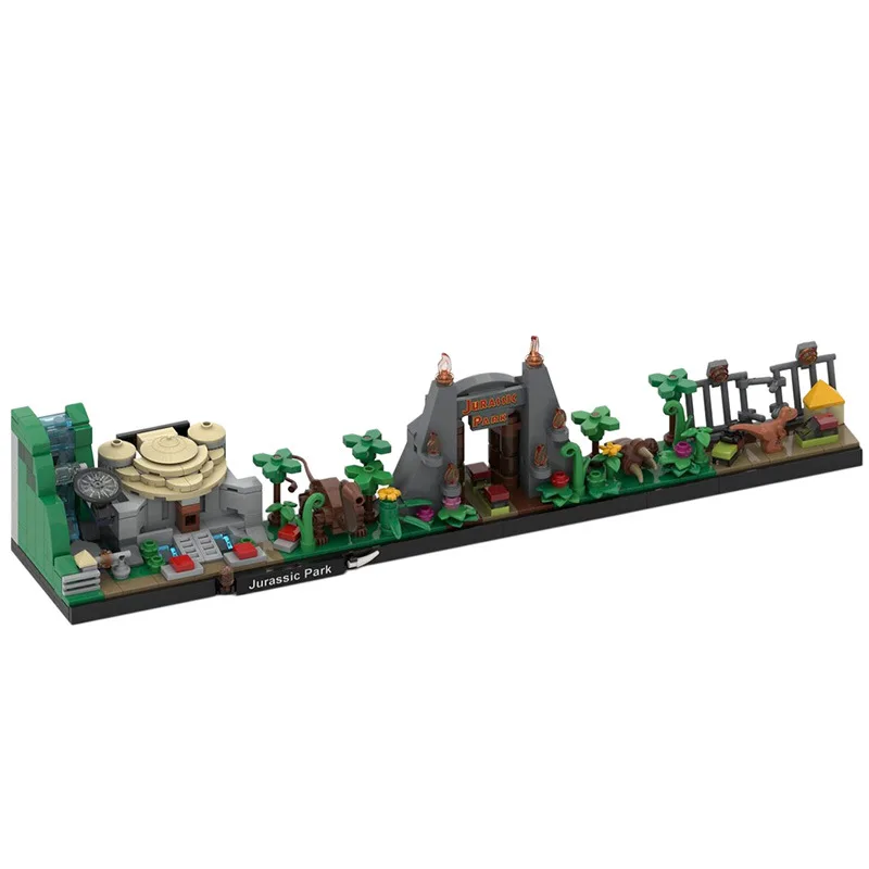 MOC Skyline Building Model Building Block Children Intellectual Development Children Bricks Hobby Collection Gifts