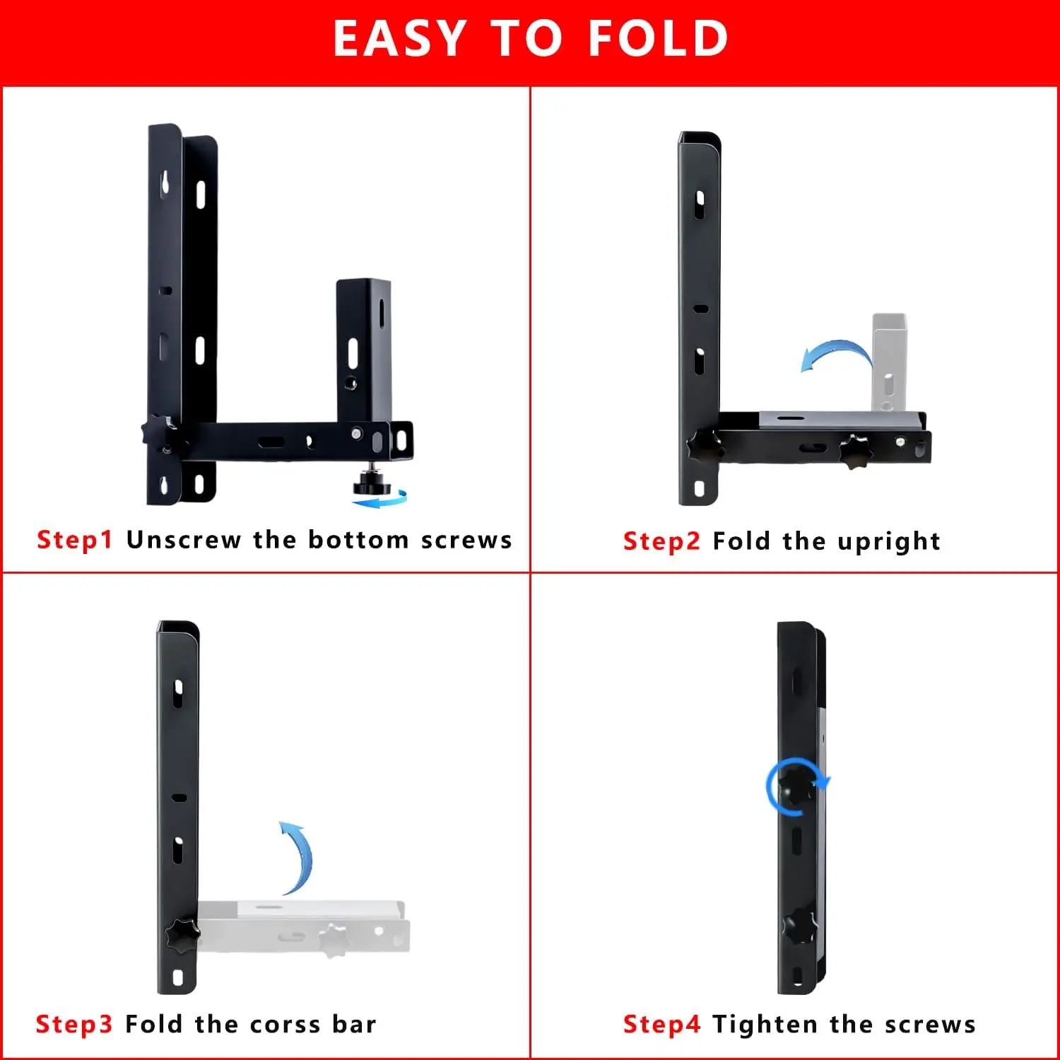 300LBS الجانب جبل مقطورة سلم الرف 2 رفوف الثقيلة الصلب سلم رفوف صالح للجدار الجانبي مقطورة مفتوحة ومغلقة