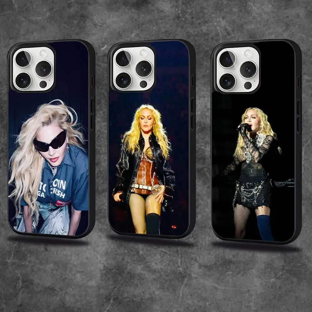 

Singer Madonna Ciccone Phone Case For iPhone 17,16,15,14,13,12,11,Pro,Max,Plus,Mini,SE4,E Magnetic Magsafe Wireless Charging