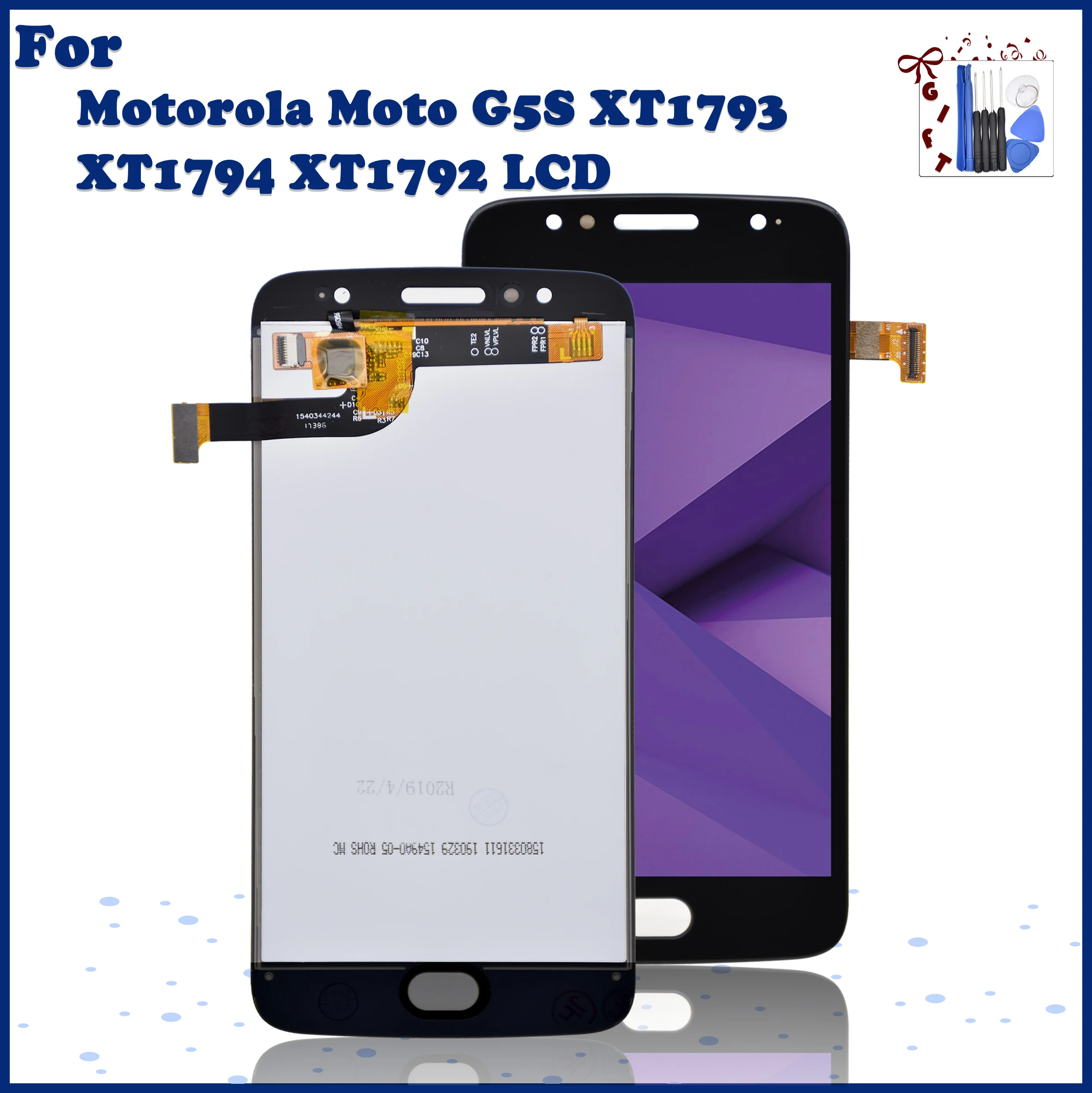 Original 5.2"For Motorola MOTO G5S LCD Display Touch Screen Digitizer Assemble For Moto G5S XT1793 XT1794 XT1792 Replacement